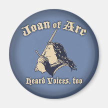 Jeanne d'Arc a entendu des voix Aimant Pour Réfrigérateur