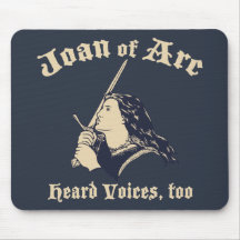 Jeanne d'Arc a entendu des voix Tapis De Souris