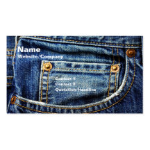 Jeans Cartes De Visite Professionnelles