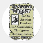 Jefferson : Le plus grand danger ! Adhésifs