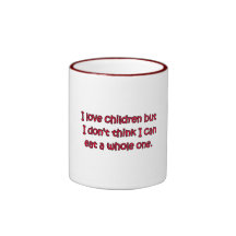 J'enfants d'amour tasses à café