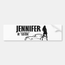 Jennifer de Castefa Autocollant Pour Voiture