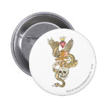 Jerry a tordu le tatouage 2 badges publicitaires
