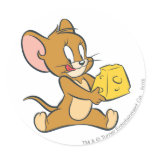 Jerry aime son fromage autocollants