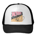 Jerry font face sur le fromage casquettes