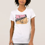 Jerry font face sur le fromage t-shirts