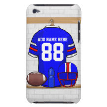 Jersey personnalisé de fer de grille de football a coque iPod touch 