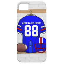 Jersey personnalisé de fer de grille de football a coques iPhone 5