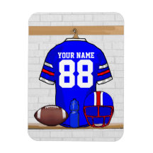 Jersey personnalisé de fer de grille de football a magnets
