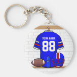 Jersey personnalisé de fer de grille de football a porte-clés