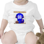 Jersey personnalisé de fer de grille de football a t-shirts