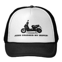 JÉSUS A ÉCRASÉ MON VÉLOMOTEUR ! CASQUETTES DE CAMIONNEUR