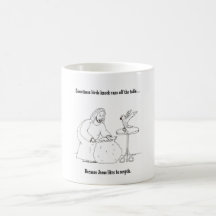 Jésus aime les oiseaux 1 tasse