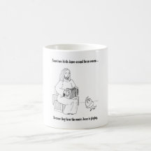 Jésus aime les oiseaux 2 tasse