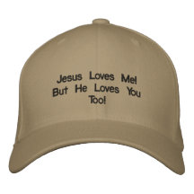 Jésus aime moi et vous des chapeaux chapeau brodé