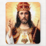 Jésus couronné tapis de souris