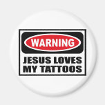 JÉSUS de avertissement AIME MON aimant de TATOUAGE