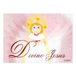 Jésus divin brillant les ailes de l'ange de LoveBu Invitations