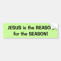 JÉSUS est la RAISON de la SAISON ! adhésif pour pa Autocollants Pour Voiture