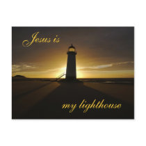 Jésus est mon phare cartes postales