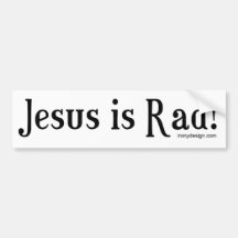 Jésus est rad ! adhésifs pour voiture