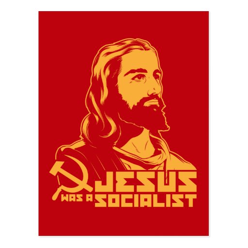 Jésus était un socialiste carte postale