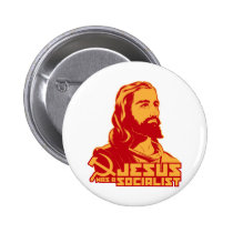 Jésus était un socialiste badges publicitaires