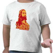 Jésus était un socialiste t-shirts