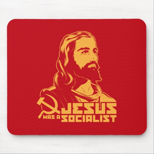 Jésus était un socialiste tapis de souris