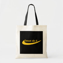 Jésus le font Jaune Sac En Toile