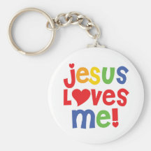 Jésus m'aime - keychain porte-clés