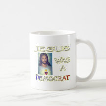 Jésus serait un Démocrate (le noir) Mugs
