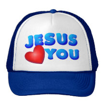 Jésus vous aime casquettes de camionneur