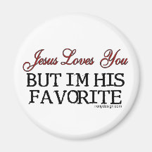 Jésus vous aime préférés aimant