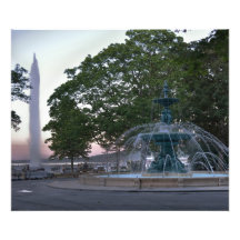 Jet D'Eau et Jardin Anglais Impressions Photographiques