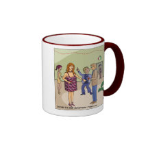 Jet sur la tasse de robe