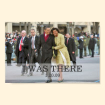 J'ÉTAIS LÀ : Président et Mme Obama Inauguration posters