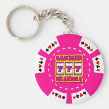 JETON DE POKER DE GRAND-MAMAN DE GAMBLIN PORTE-CLÉS