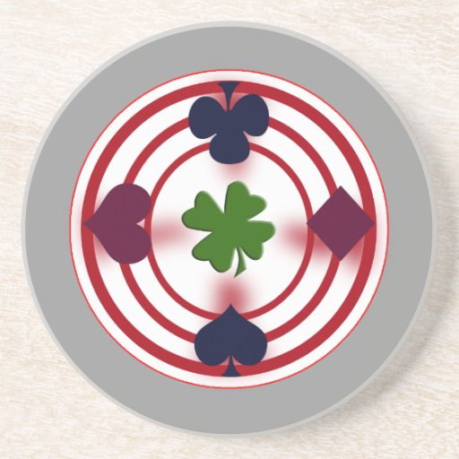 jeton de poker dessous de verres