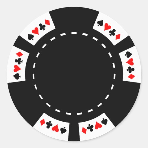 Le noir poker chips
