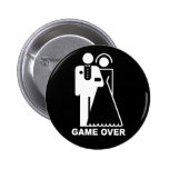 Jeu au-dessus de bouton badge avec épingle