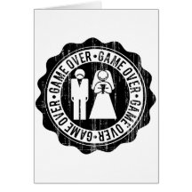 jeu au-dessus d'utilisé carte de vœux
