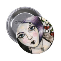 Jeu avec l'insigne de la mort badges avec agrafe