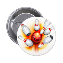 Jeu de bowling (vue supérieure) badges