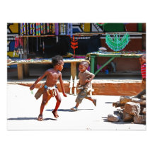 Jeu d'enfants cartons d'invitation