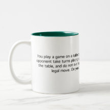 Jeu des quarts mug