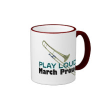 Jeu fort, mars fier (trombone) tasses à café