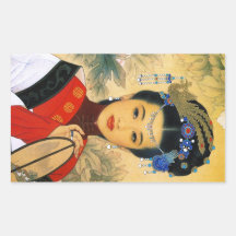 Jeune bel art chinois frais de prince Guo Jin Autocollants