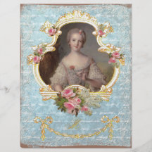 Jeune copie rose d'art de roses de la Reine Marie  Prospectus Personnalisés
