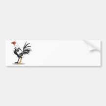 Jeune coq de coq rétro adhésifs pour voiture